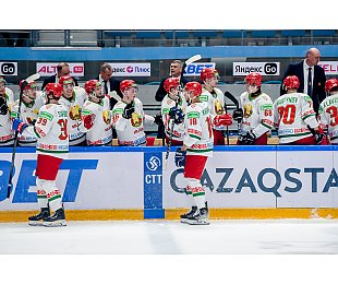 Сборная Беларуси растеряла перевес в три шайбы, но в овертайме вырвала победу у Казахстана в стартовом матче Qazaqstan Hockey Open