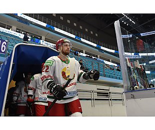 «Я столько не забивал никогда на профессиональном уровне». Александр Скоренов – о хет-трике в первом периоде в матче с Казахстаном на Qazaqstan Hockey Open