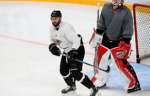 Белорусские хоккеисты «Авангарда» тренируются, несмотря на вспышку вируса в команде